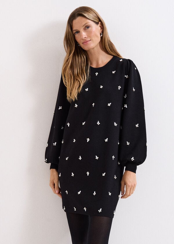 phase eight Cindy Jewelled Jumper Dress