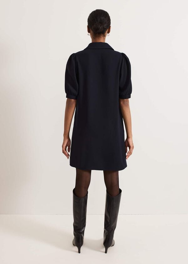 Phase Eight Claudia Button Swing Mini Dress