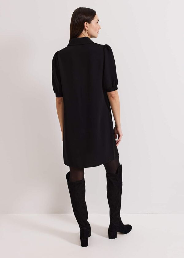 Phase Eight Claudia Button Swing Mini Dress