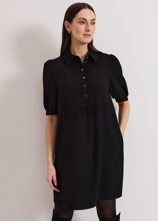 phase eight Claudia Button Swing Mini Dress