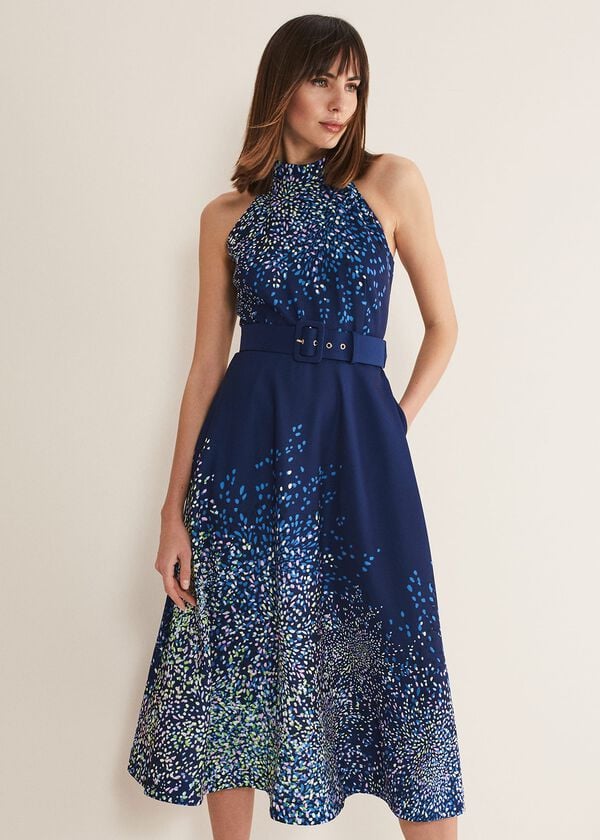 phase eight Clea Ditsy Midi Dress