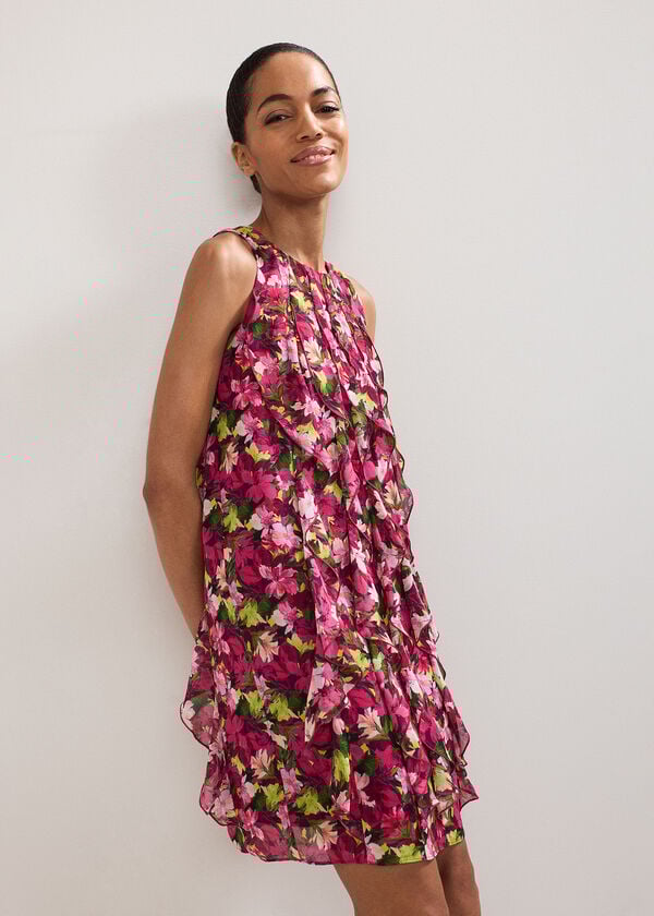 Phase Eight Cleo Ruffle Dress