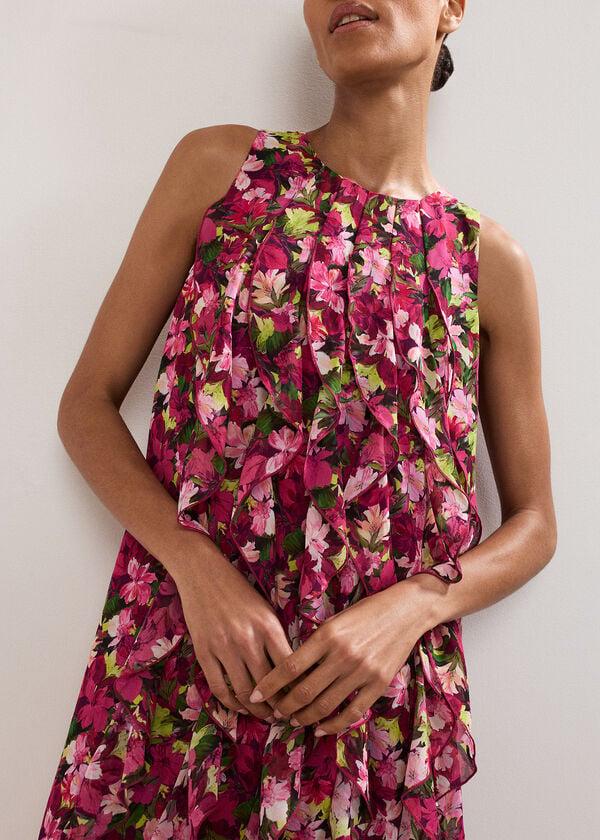 Phase Eight Cleo Ruffle Dress