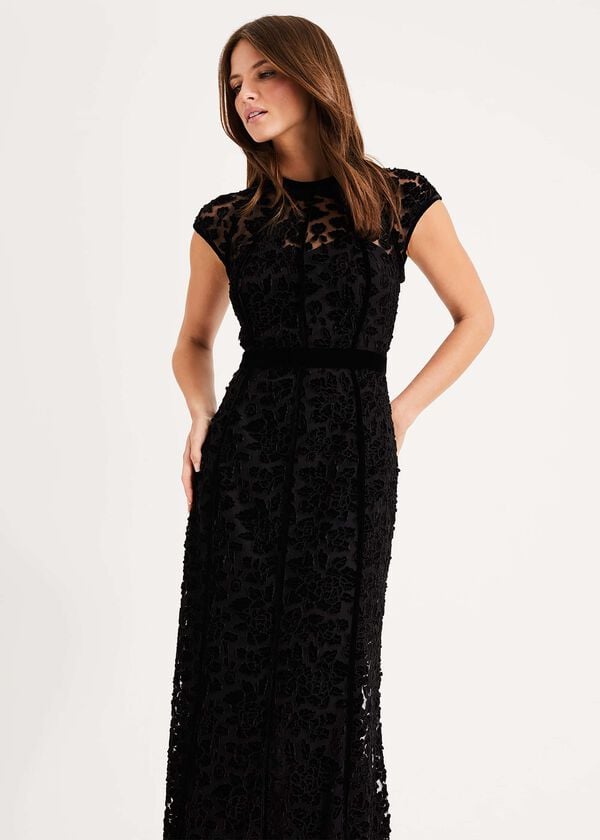 Phase Eight Cleo Velvet Maxi Dress