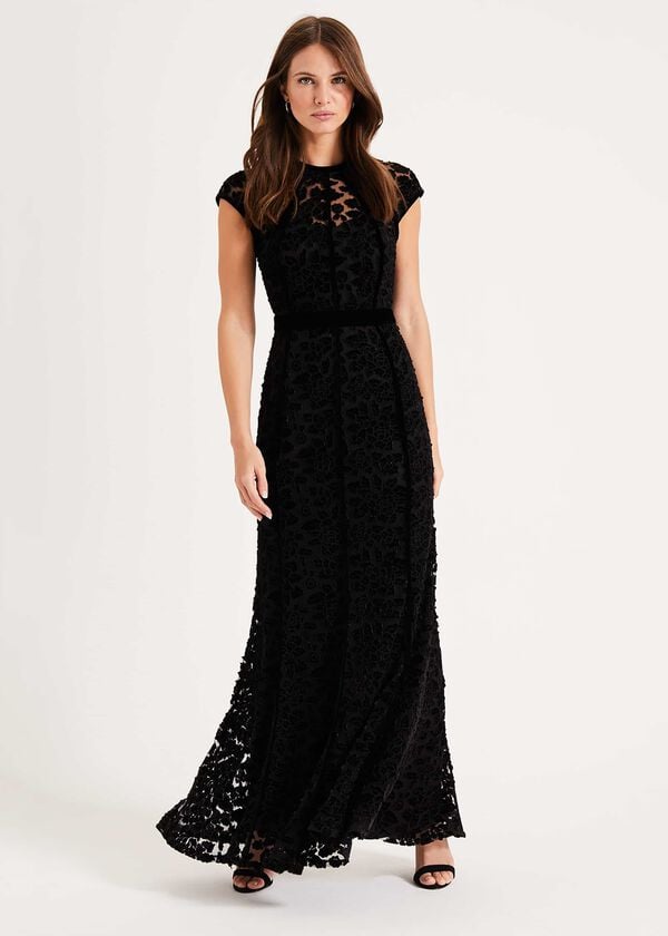 phase eight Cleo Velvet Maxi Dress