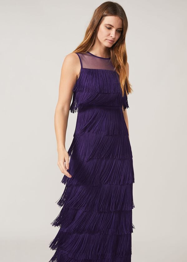 Phase Eight Cody Fringe Maxi Dress