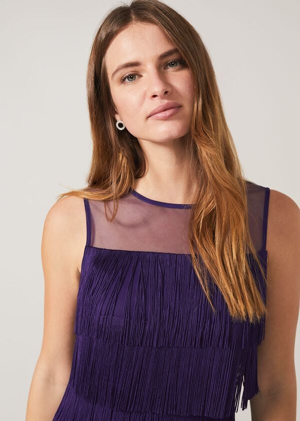 Phase Eight Cody Fringe Maxi Dress