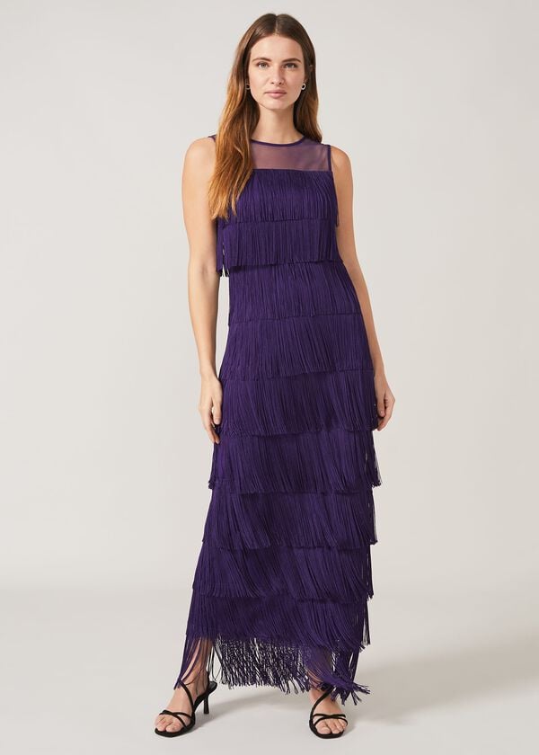 phase eight Cody Fringe Maxi Dress