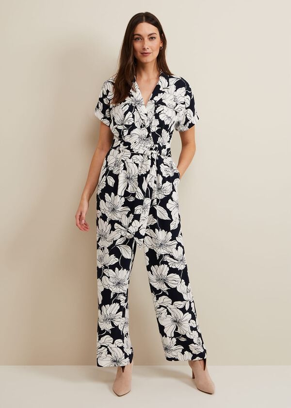 phase eight Constance Floral Jumpsuit