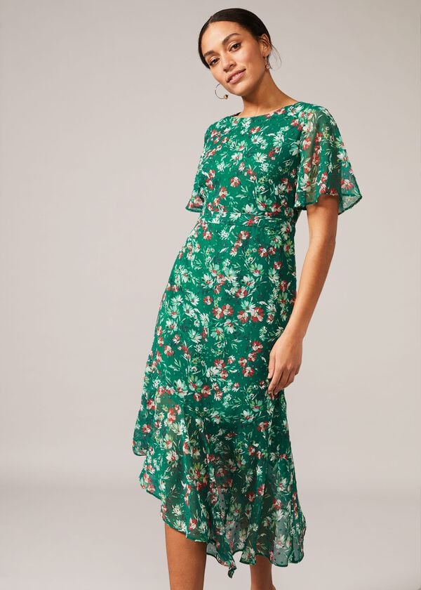 phase eight Coralee Textured Floral Dress