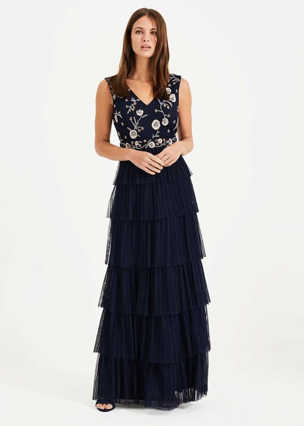 phase eight Cordelia Tiered Maxi Dress