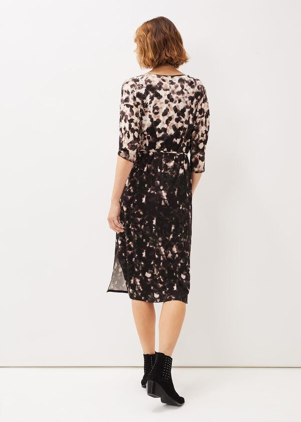 Phase Eight Corrie Abstract Spot Print Dress
