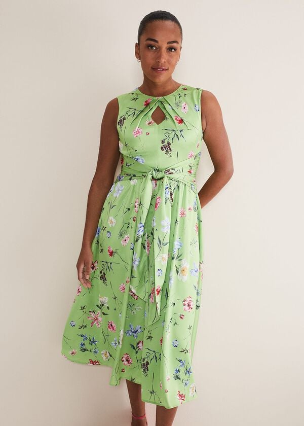 Phase Eight Corrin Floral Midi Dress