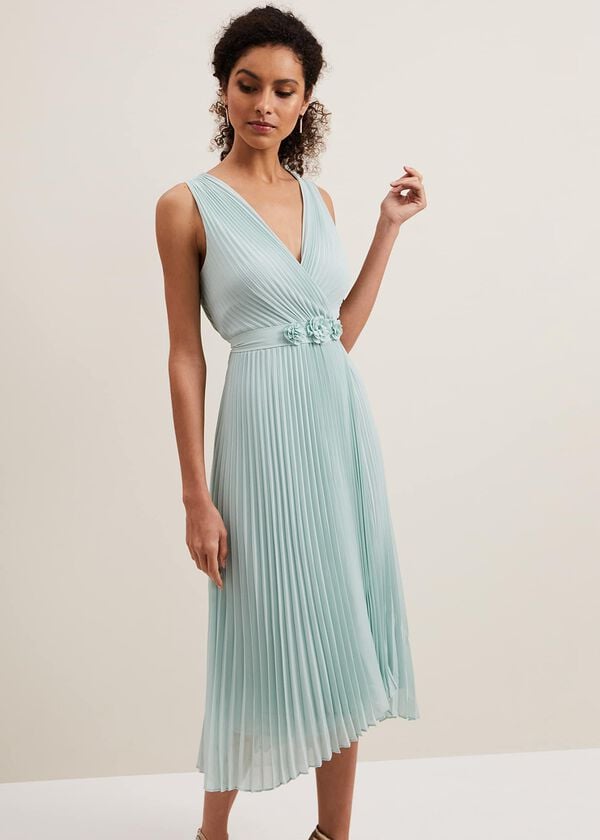 Phase Eight Cressida Pleated Midi Dress