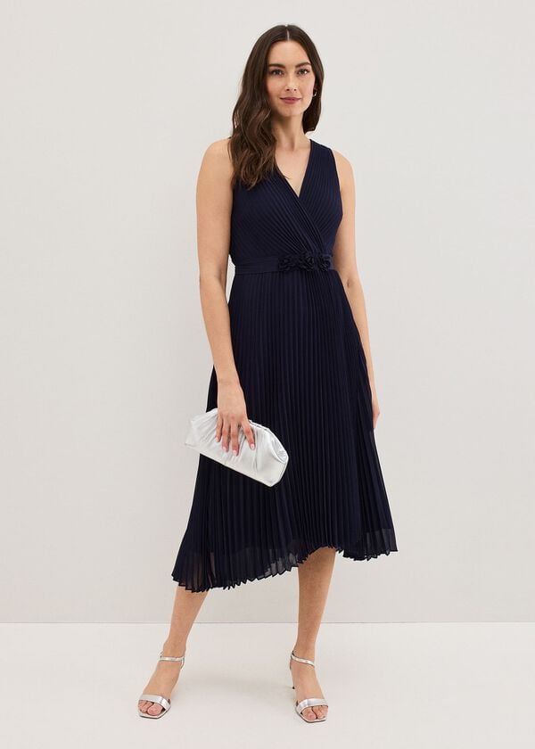 phase eight Cressida Pleated Midi Dress