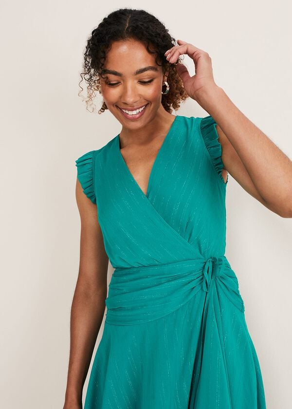 Phase Eight Cressinda Ruched Midi Dress