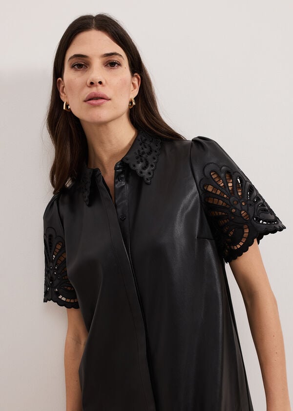 Phase Eight Cutwork Pu Dress