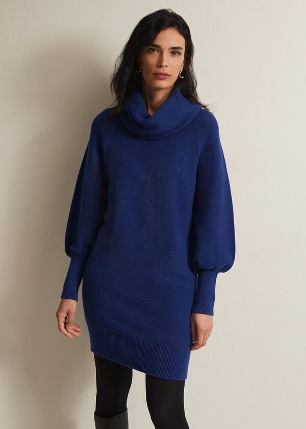 phase eight Dahlie Chunky Knit Tunic Mini Dress