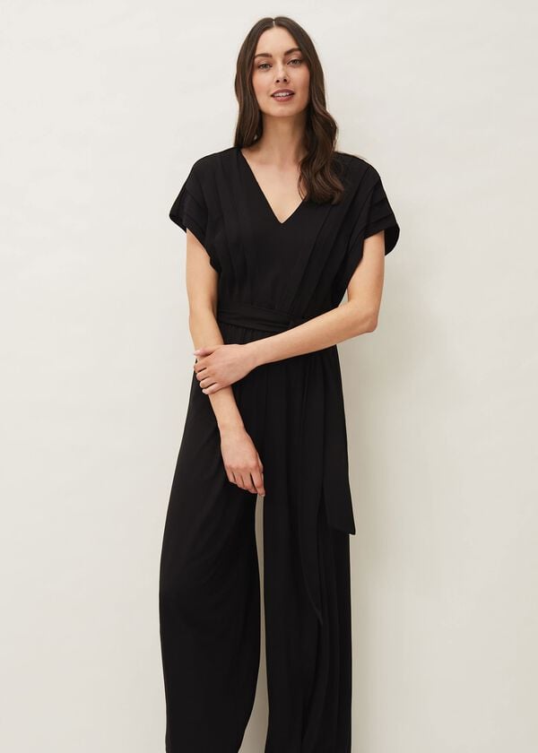 Phase Eight Dania Wide Leg Jersey Jumpsuit