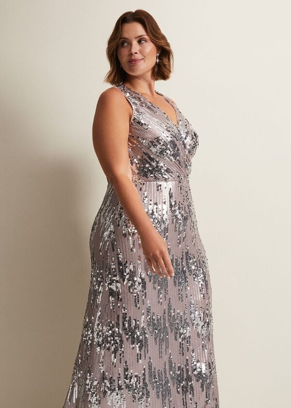 Phase Eight Daphne Sequin Maxi Dress