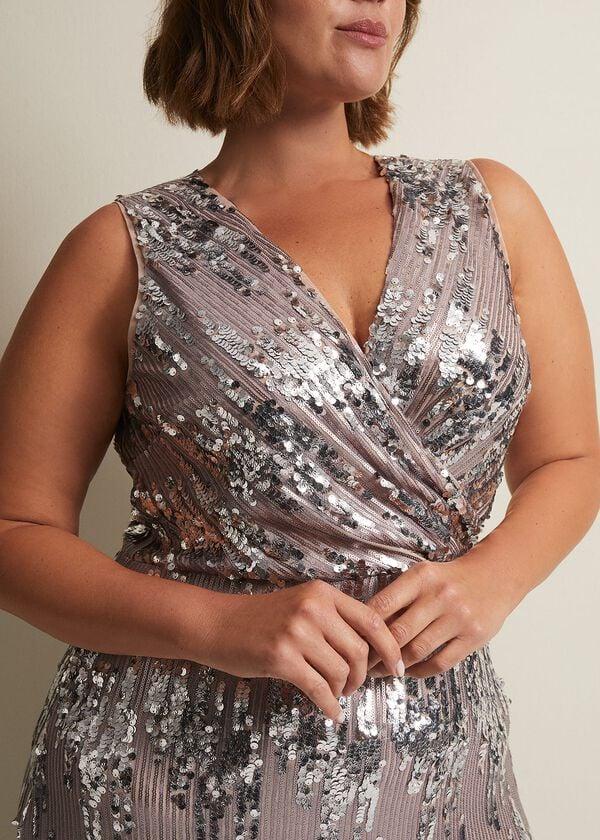 Phase Eight Daphne Sequin Maxi Dress