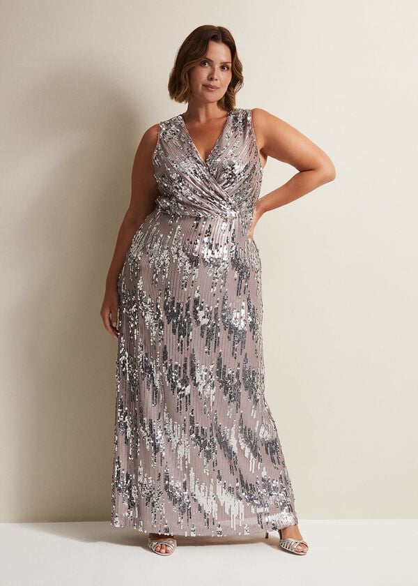phase eight Daphne Sequin Maxi Dress