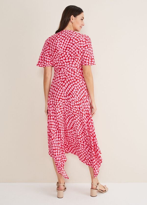 Phase Eight Darcie Heart Midi Dress