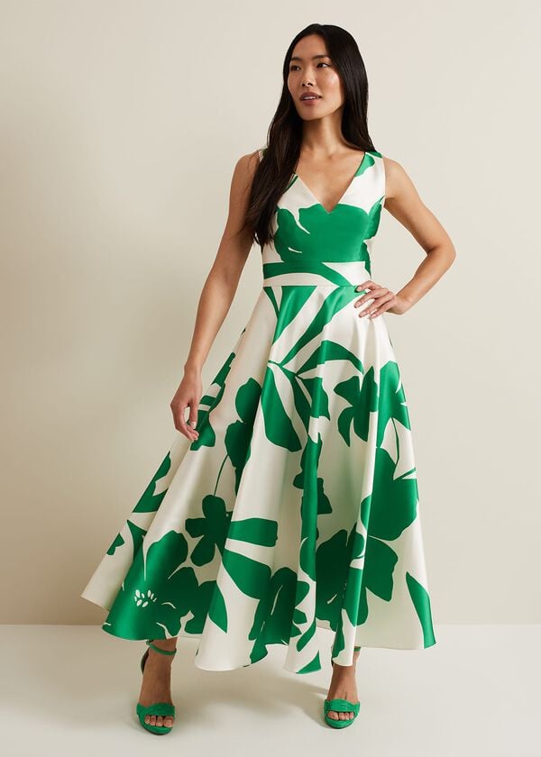 phase eight Delcia Fit And Flare Printed Dress