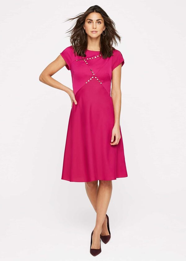 Phase Eight Delia Stud Detail Dress