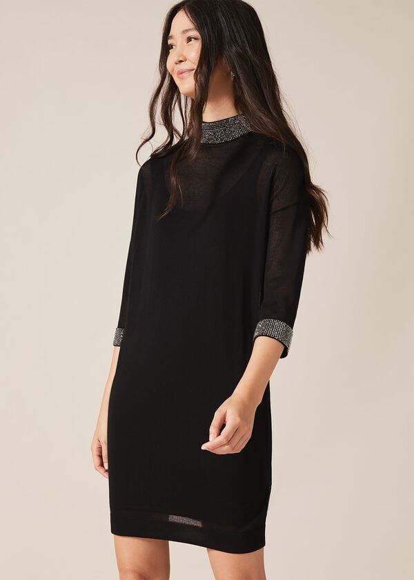phase eight Demi Diamante Collar Dress