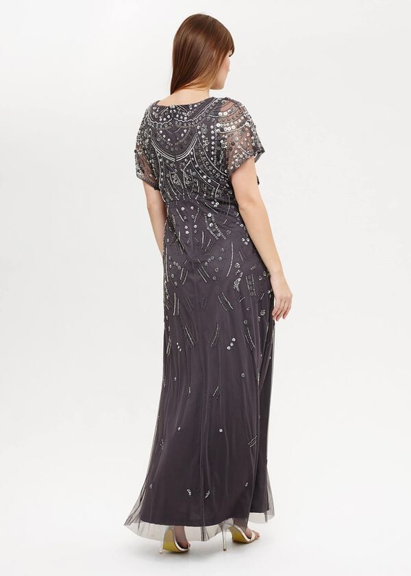 Phase Eight Desiree Beaded Maxi Dress
