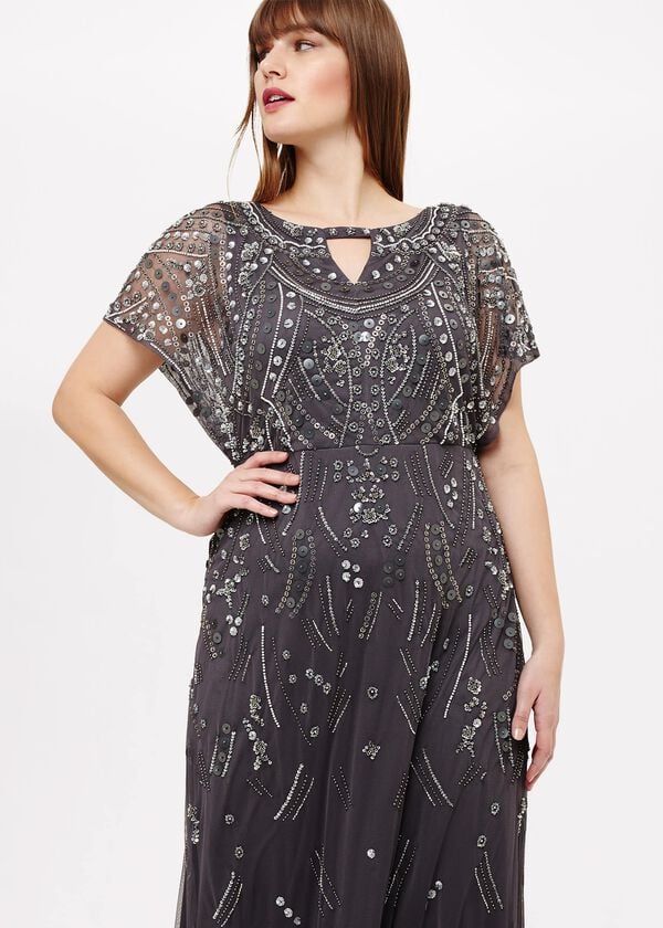 Phase Eight Desiree Beaded Maxi Dress