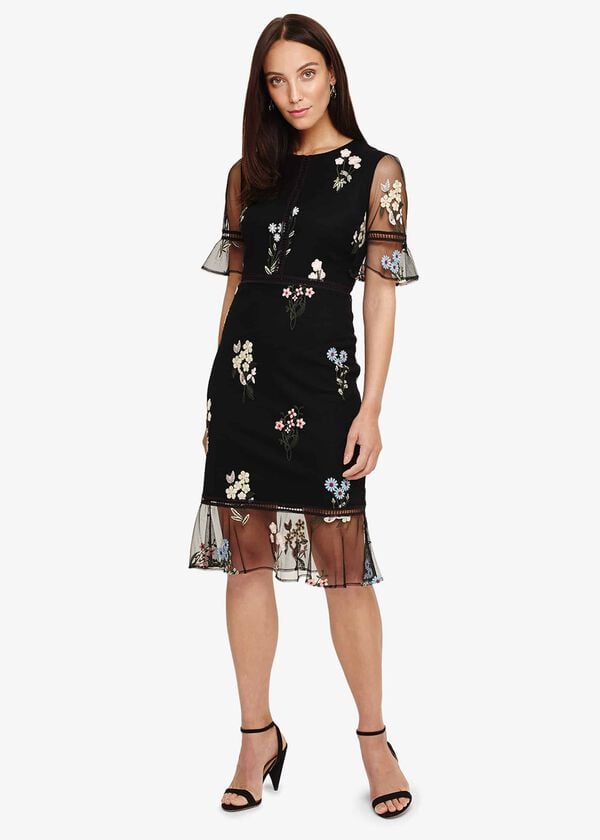 Phase Eight Ditsy Embroidered Dress