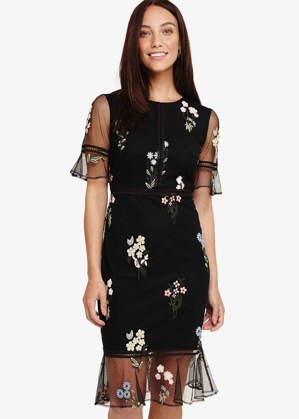 phase eight Ditsy Embroidered Dress