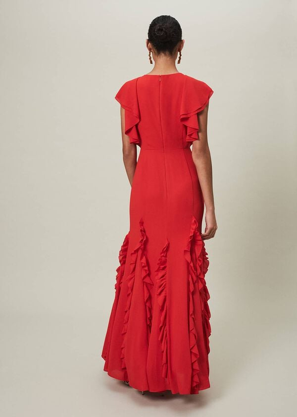 Phase Eight Donatella Ruffle Maxi Dress