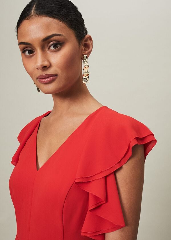 Phase Eight Donatella Ruffle Maxi Dress