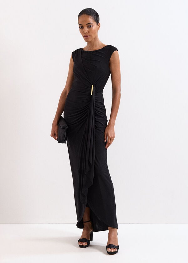phase eight Donna Black Maxi Dress