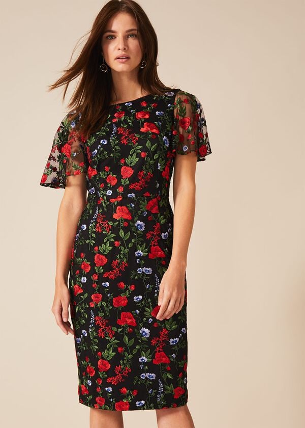 phase eight Dorothea Embroidered Dress