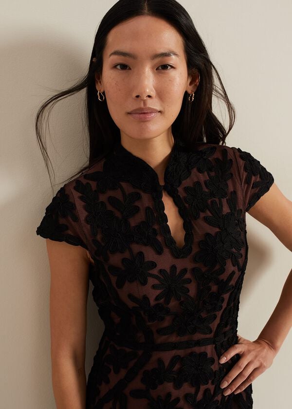 Phase Eight Edith Tapework Midi Dress