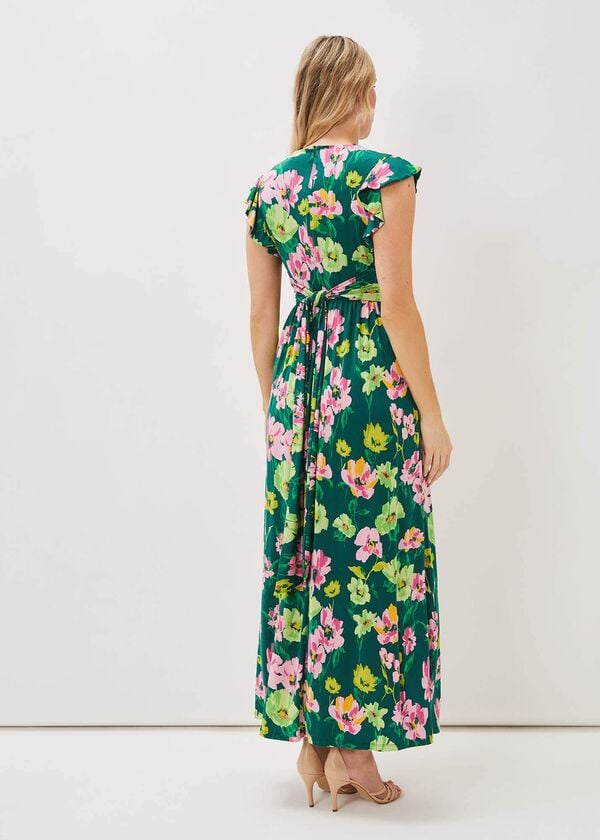 Phase Eight Effie Floral Jersey Maxi Dress