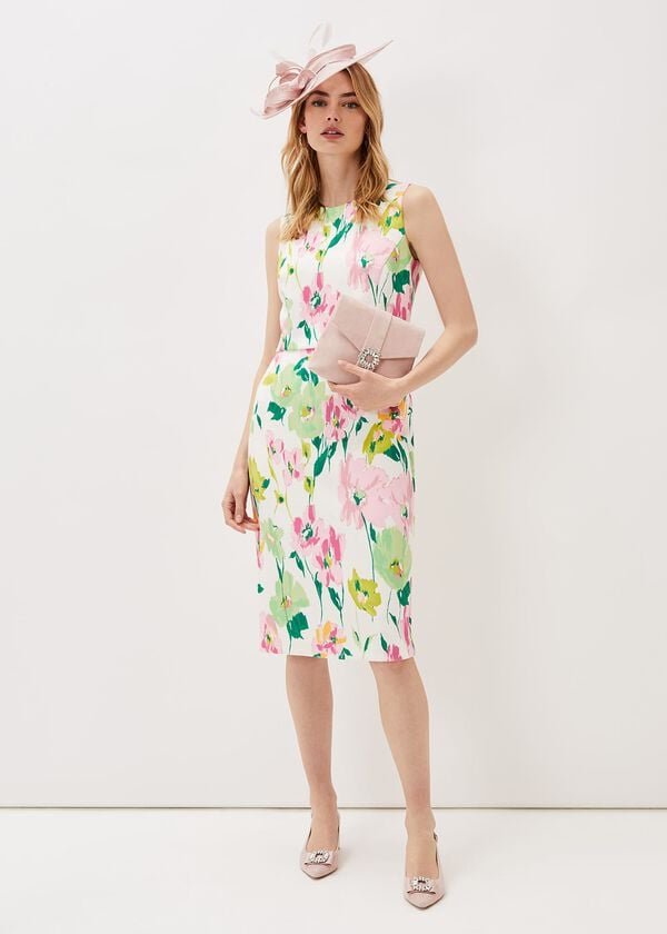 Phase Eight Effie Floral Scuba Dress