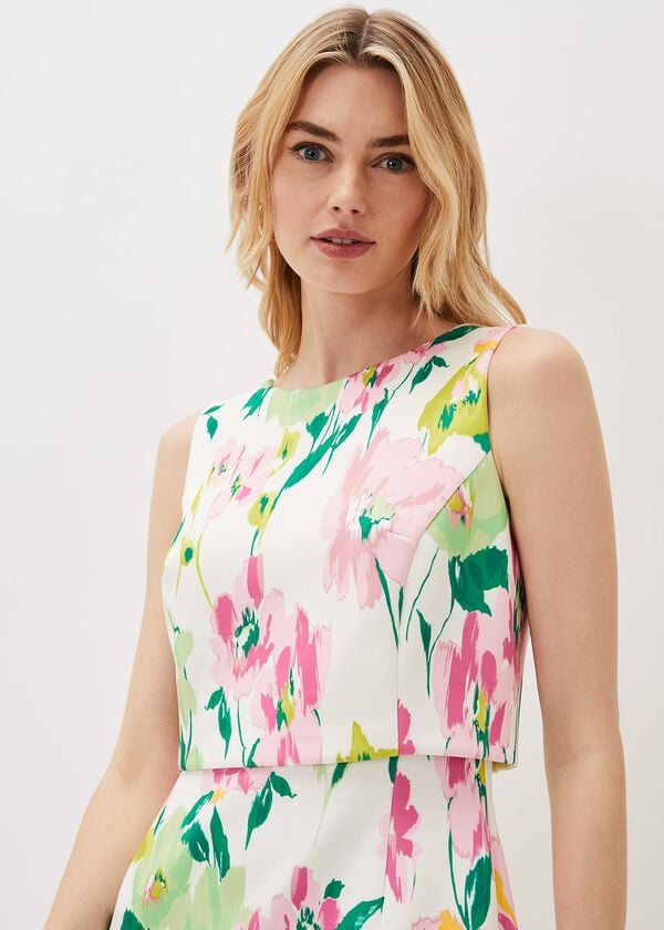 Phase Eight Effie Floral Scuba Dress