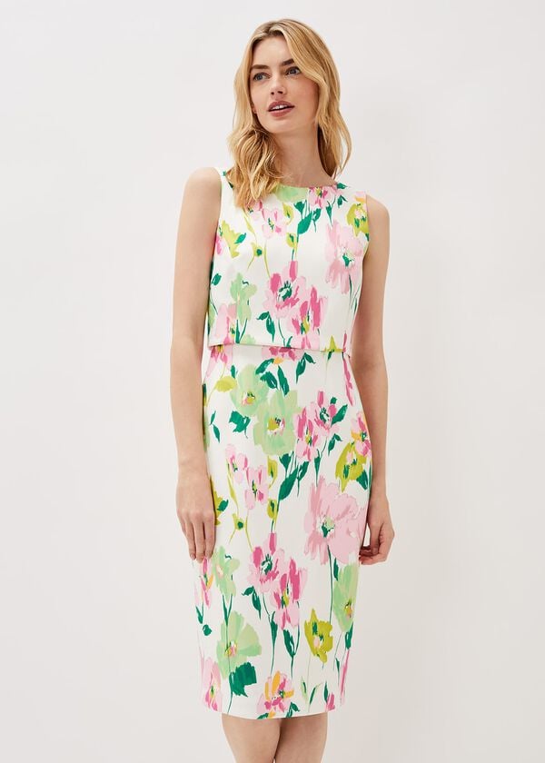 phase eight Effie Floral Scuba Dress