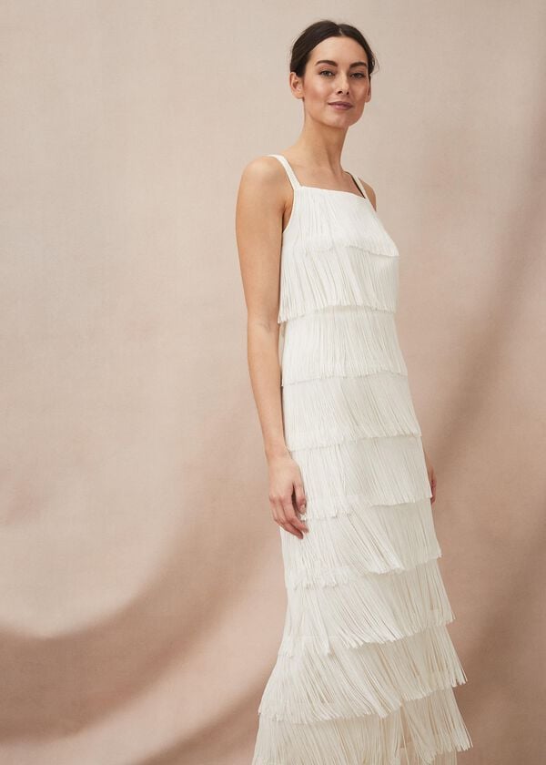 Phase Eight Elecia Fringe Wedding Dress