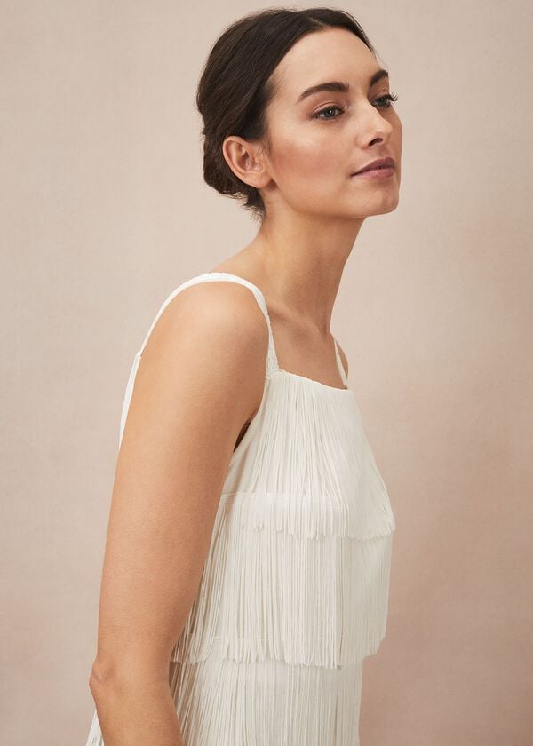 Phase Eight Elecia Fringe Wedding Dress