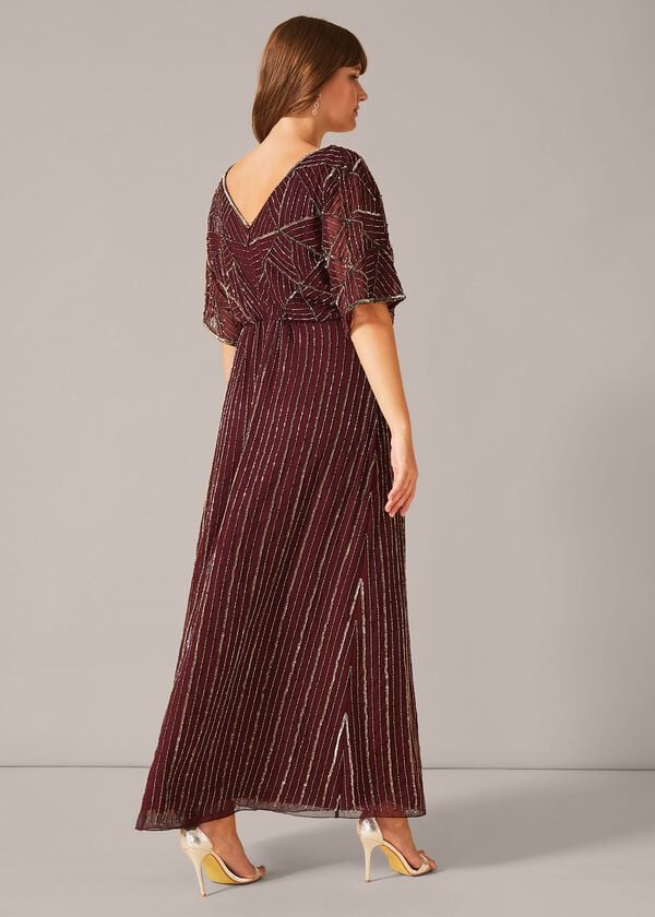 Phase Eight Electra Beaded Maxi Dress