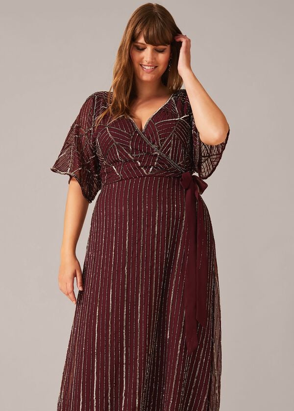 Phase Eight Electra Beaded Maxi Dress