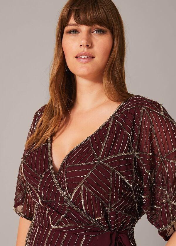 Phase Eight Electra Beaded Maxi Dress