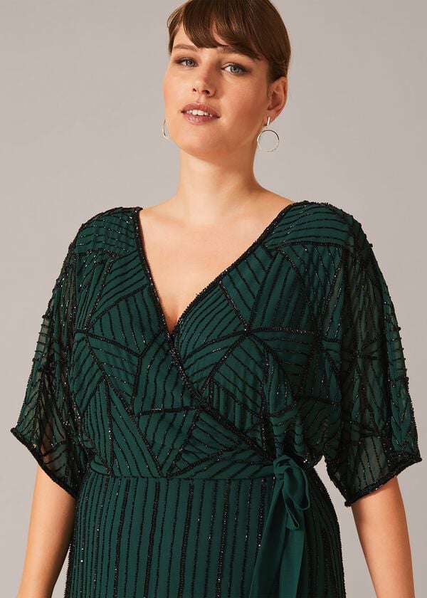 Phase Eight Electra Beaded Maxi Dress