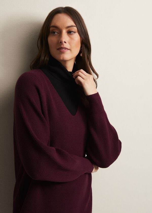 Phase Eight Eliana Chunky Knitted Mini Dress